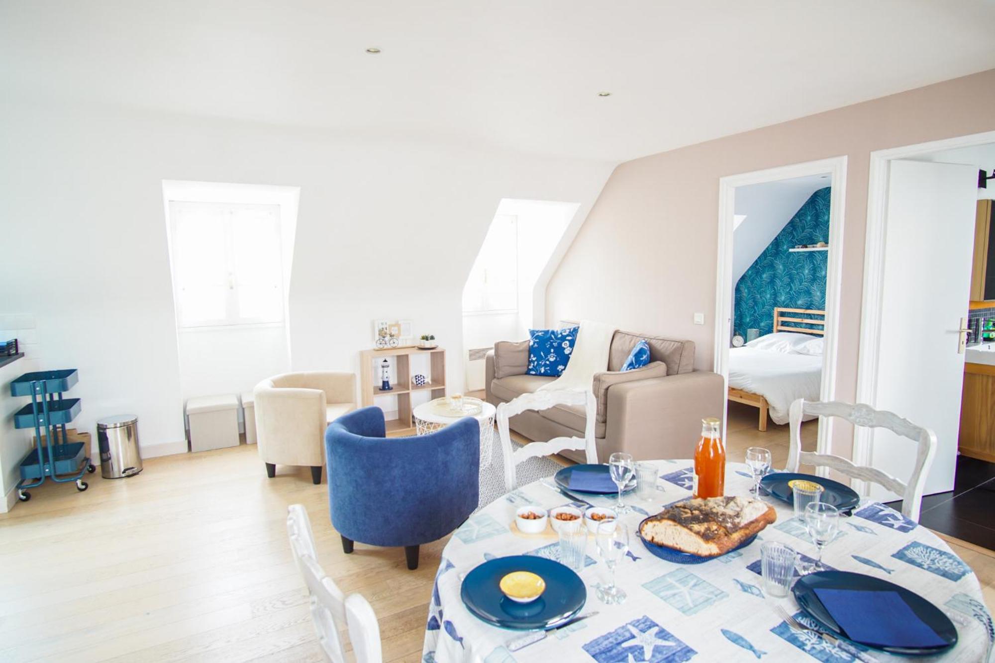 -Blush- Appartement Cosy - Proche Ville-Close Конкарно Екстер'єр фото